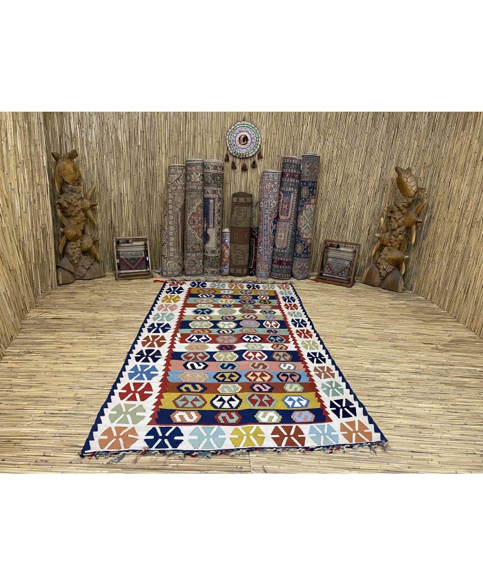 Handmade Turkish Kayseri Acrylic Original Kilim – FREE SHIPPING..!